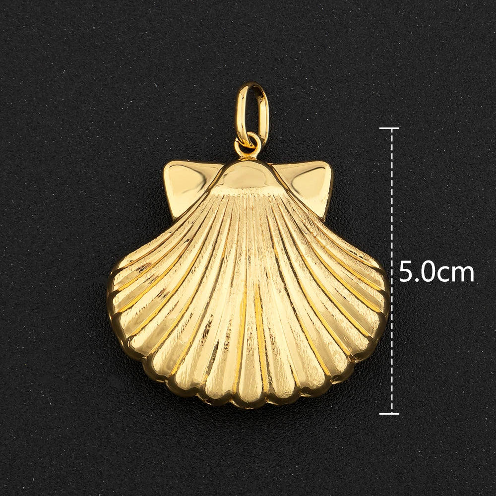 Gold Color Hip Hop Personality Pendant African Map Mermaid Dollar Euro Shape Pendant Party Jewelry Birthday Gifts