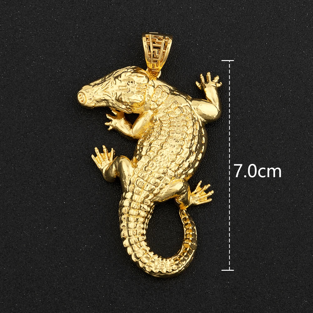 Gold Color Hip Hop Personality Pendant African Map Mermaid Dollar Euro Shape Pendant Party Jewelry Birthday Gifts