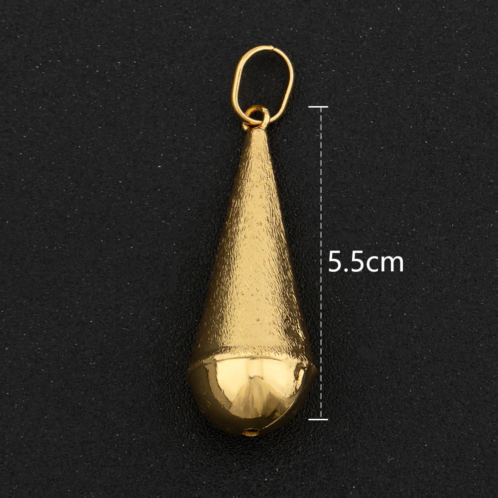 Gold Color Hip Hop Personality Pendant African Map Mermaid Dollar Euro Shape Pendant Party Jewelry Birthday Gifts