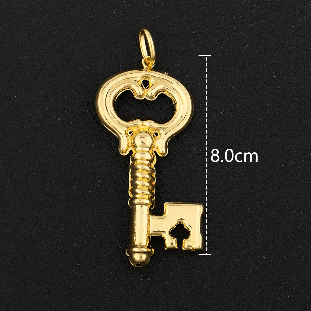 Gold Color Hip Hop Personality Pendant African Map Mermaid Dollar Euro Shape Pendant Party Jewelry Birthday Gifts