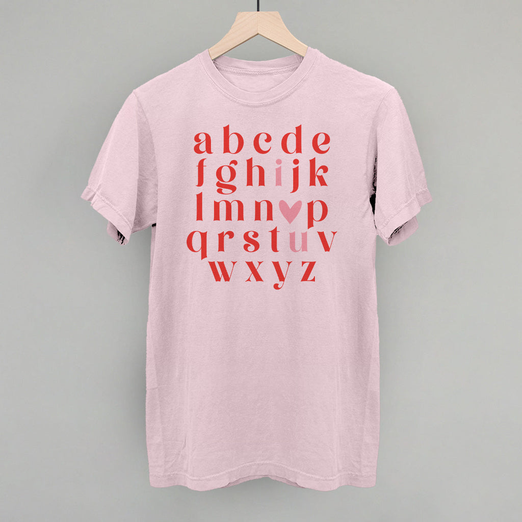 I Heart U Alphabet
