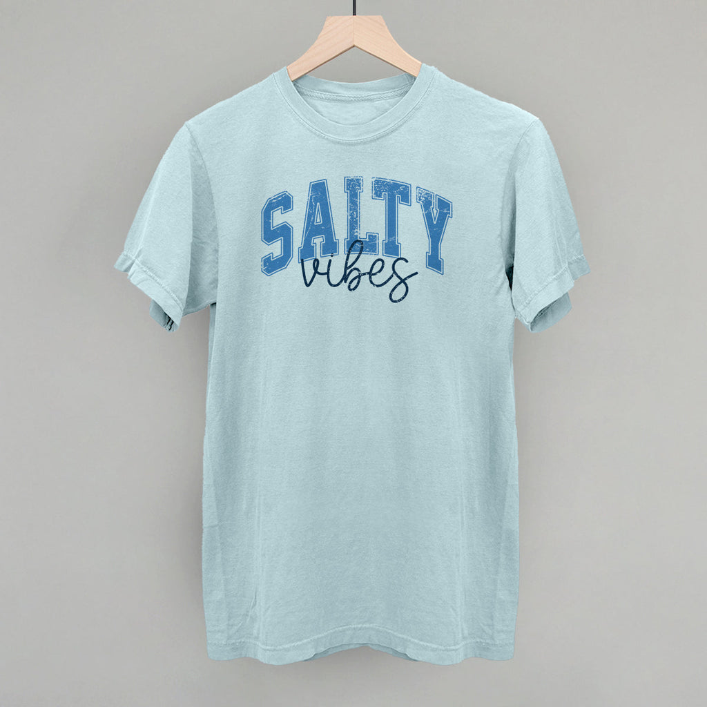 Salty Vibes Arch + Script Distressed