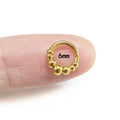 1pc 316L Surgical Steel  Septum Clicker Ear Cartilage Helix Tragus Faux Daith Earring Hoop Body  Piercing Jewelry Nose Ring