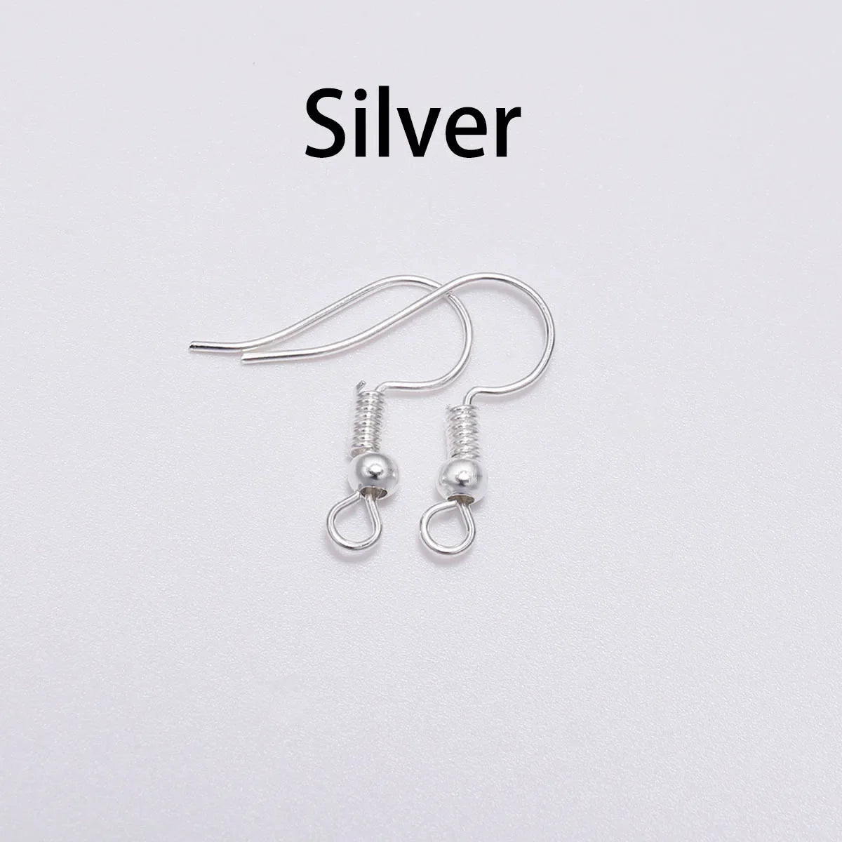 100pcs 17x20mm Earring Findings Earrings Clasps Hooks Fittings DIY Jewelry Crafts Making Alloy Hook Drop Earrings Accessories