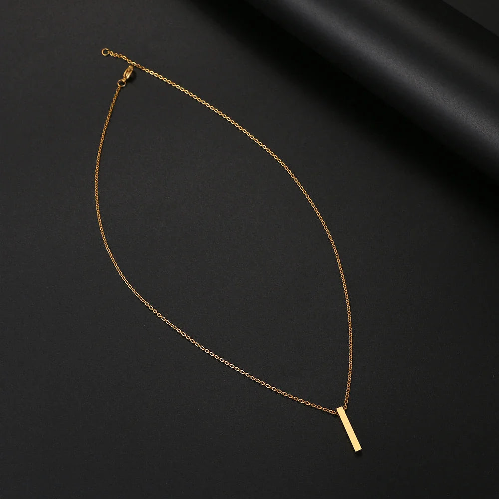 Stainless Steel Necklaces Minimalism Classic Fashion Style Men Chain Necklace For Women Jewelry Collar Pendant Gifts NEW