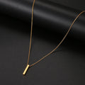 Stainless Steel Necklaces Minimalism Classic Fashion Style Men Chain Necklace For Women Jewelry Collar Pendant Gifts NEW