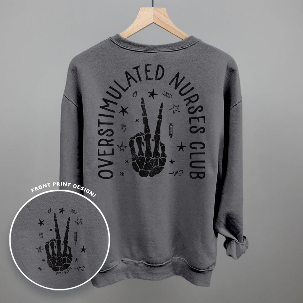 Overstimulated Nurses Club (Back Print)