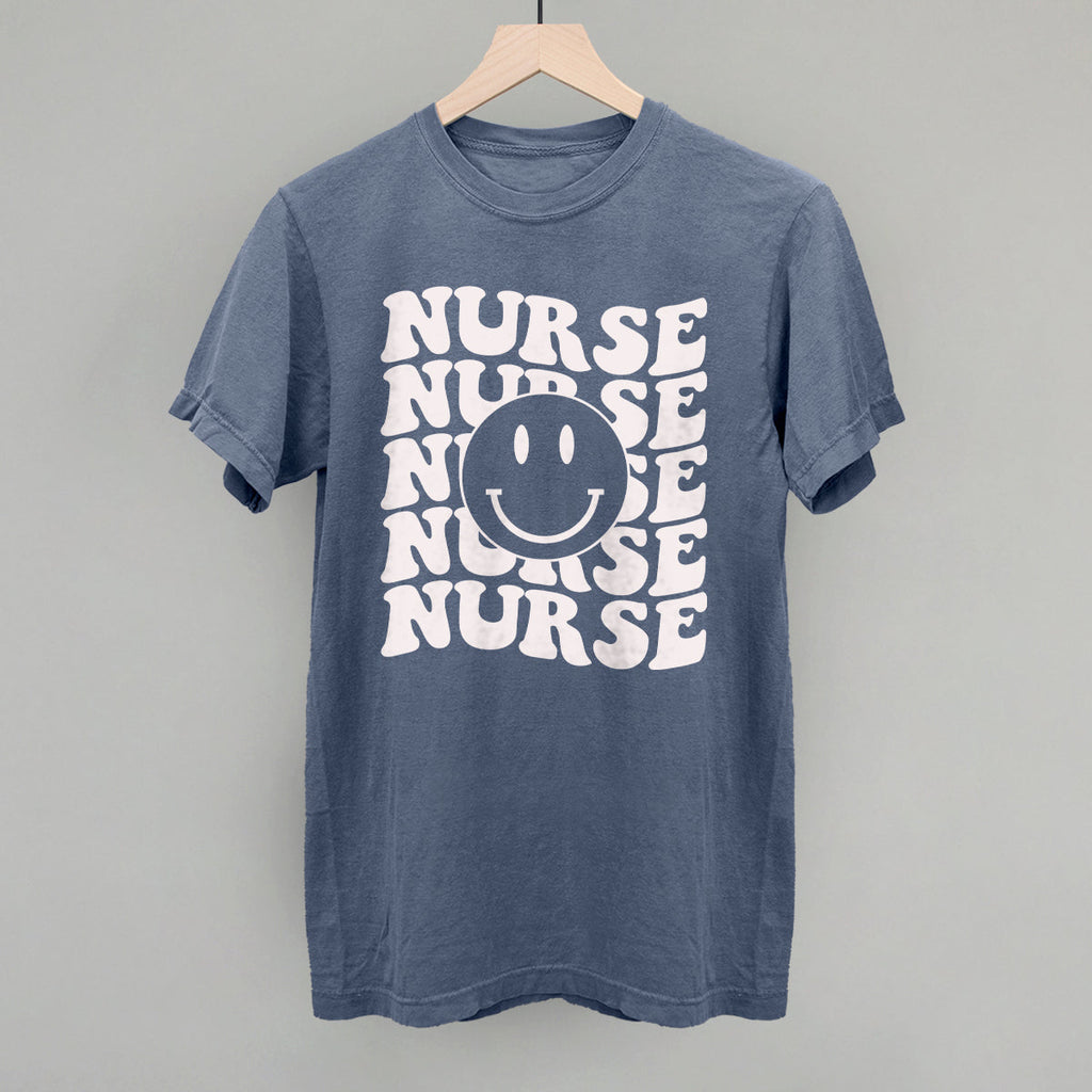 Retro Nurse Smiley (Repeated)