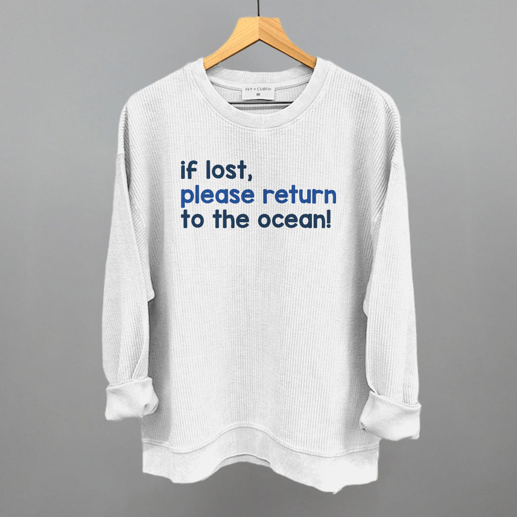 If Lost, Please Return To The Ocean (Text Only)