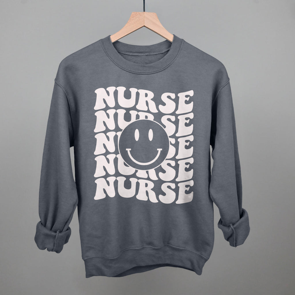 Retro Nurse Smiley (Repeated)