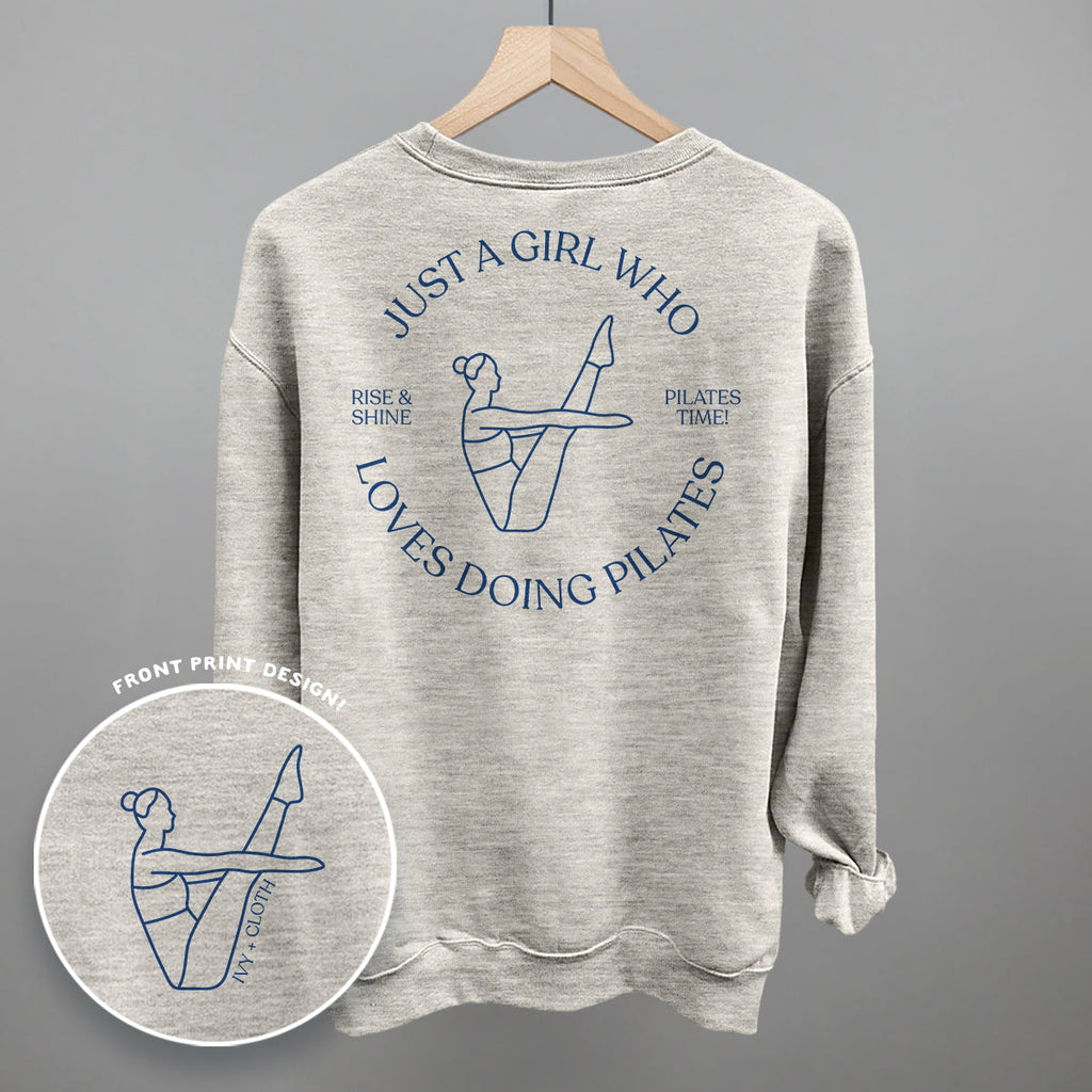 Just A Girl Who Loves Doing Pilates (Back Print)