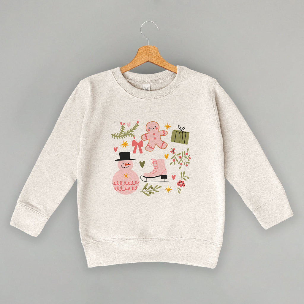 Pink Christmas Doodles (Kids)