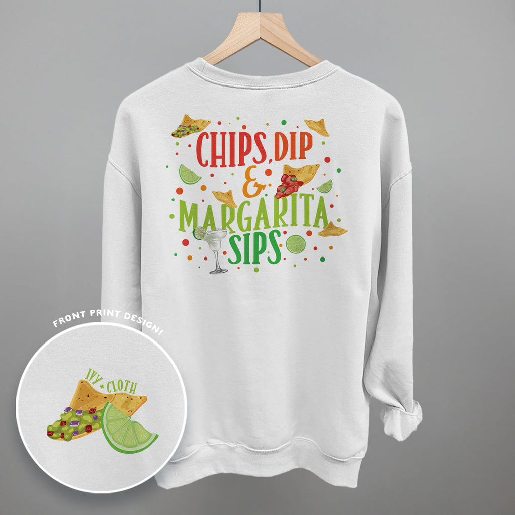 Chips, Dip & Margarita Sips (Back Print)