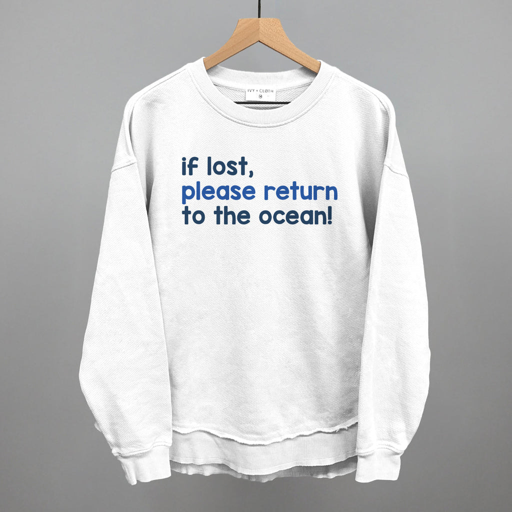 If Lost, Please Return To The Ocean (Text Only)