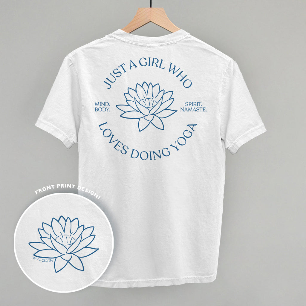 Just A Girl Who Loves Doing Yoga (Back Print)