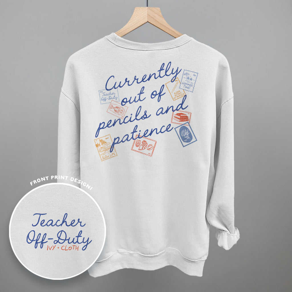 Teacher Off Duty Stamps (Back Print)