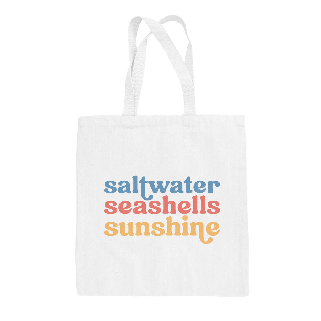 Saltwater, Seashells, Sunshine Tote Bag