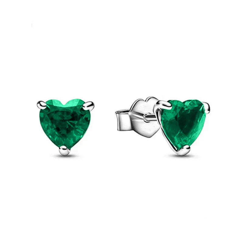 Christmas Gift Hot Selling 925 Silver Blue Stone Flower Stud Earrings Fit Women's Festival Exquisite Charm Jewelry Gifts