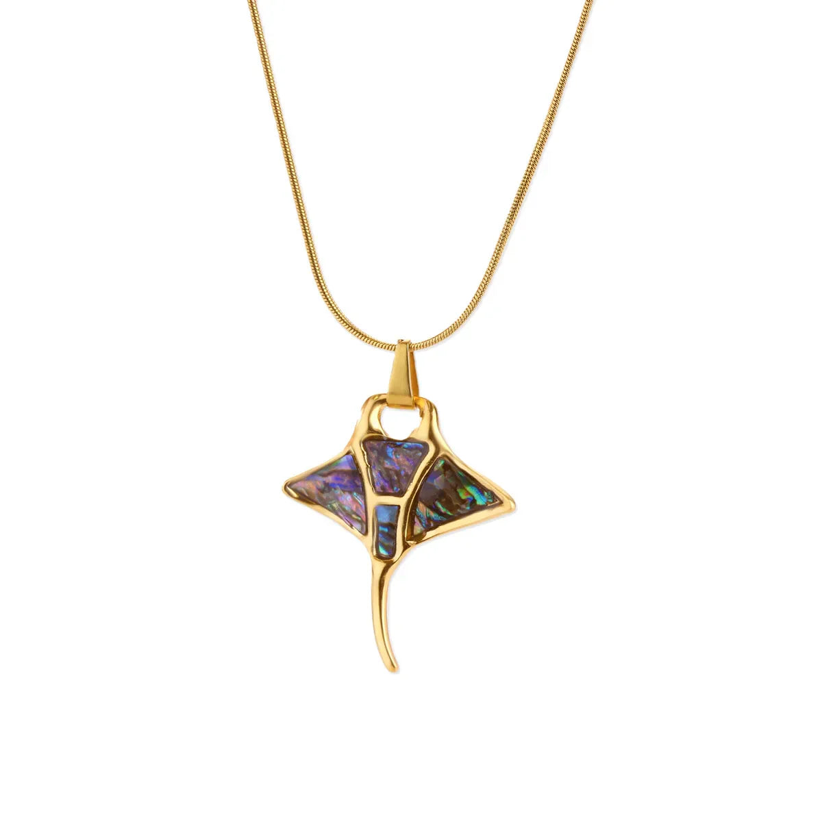 Starfish Shell Conch Pendant Necklaces For Women Gold Color Stainless Steel Chain Choker Trendy Summer Beach Party Jewelry Gift