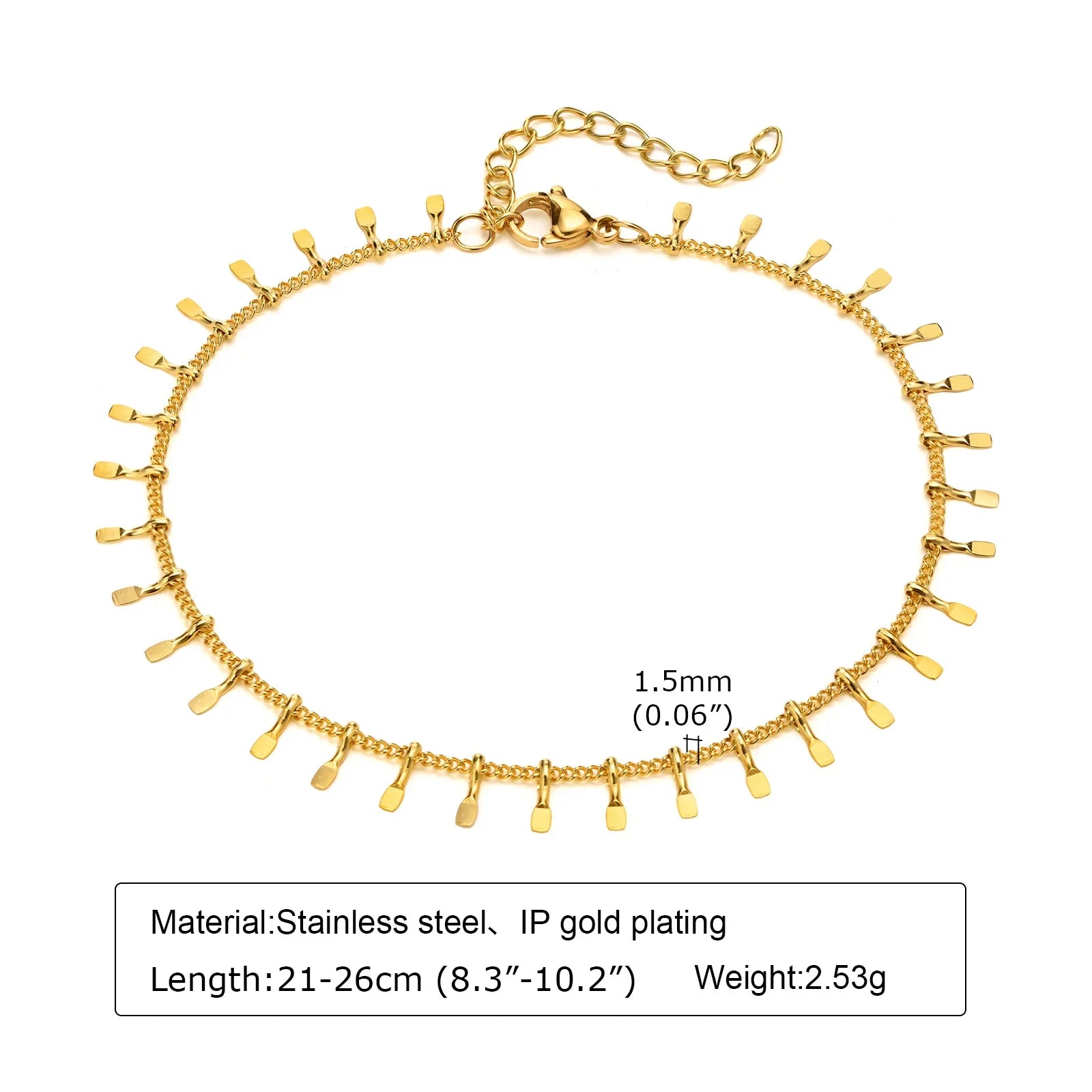 Stainless Steel Lucky Evil Eye Anklet Bracelet for Women, Blue Eye Beaded Chain Foot Anklets Summer Beach Lucky Amulet Gift