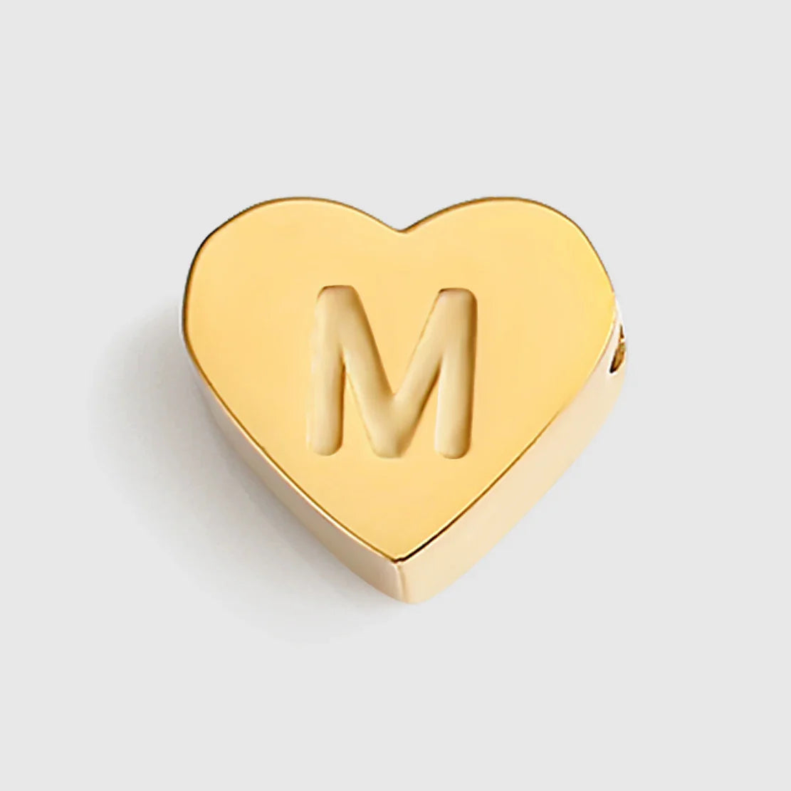 Initial Name Heart Shape Pendant For Necklaces 316L Stainless Steel Necklace for Women Bracelet Make Earrings Jewelry