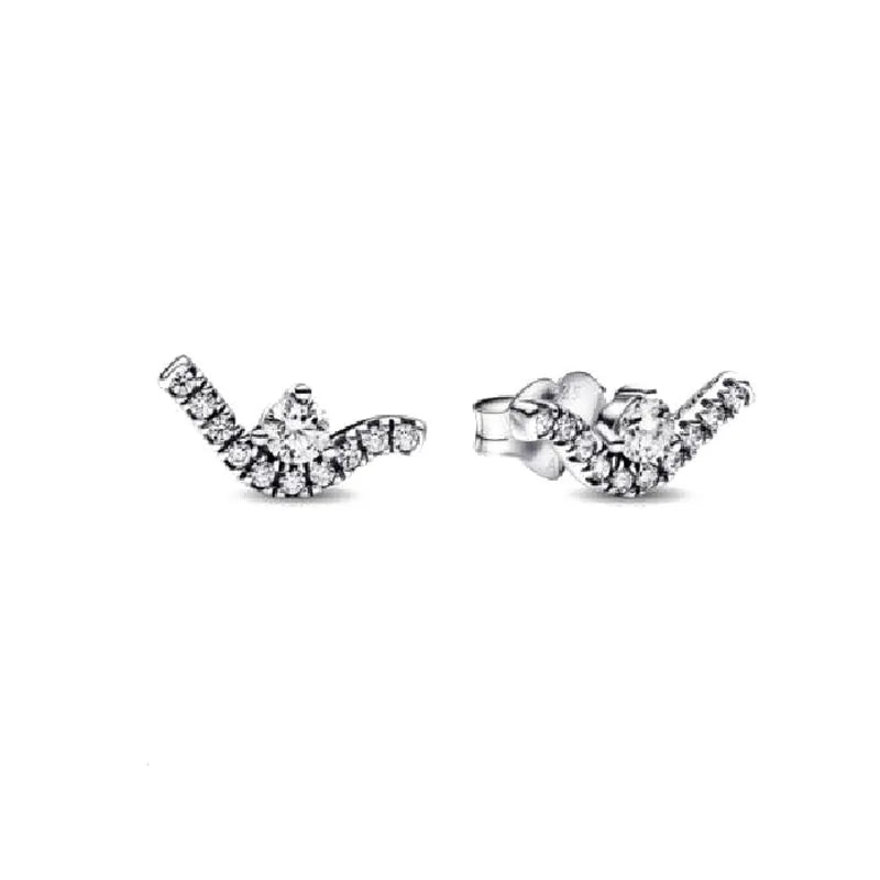 Christmas 925 Silver Daisy Flower Stud Earrings, Fit Women's Festival Exquisite Charm Jewelry Gifts