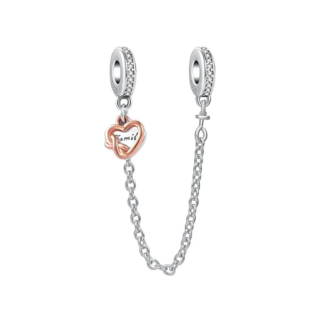 European New 925 Sterling Silver Spring New Pink Flower Ballon Cat Diy Beads Charm Fit European S925 Bracelet Bangles