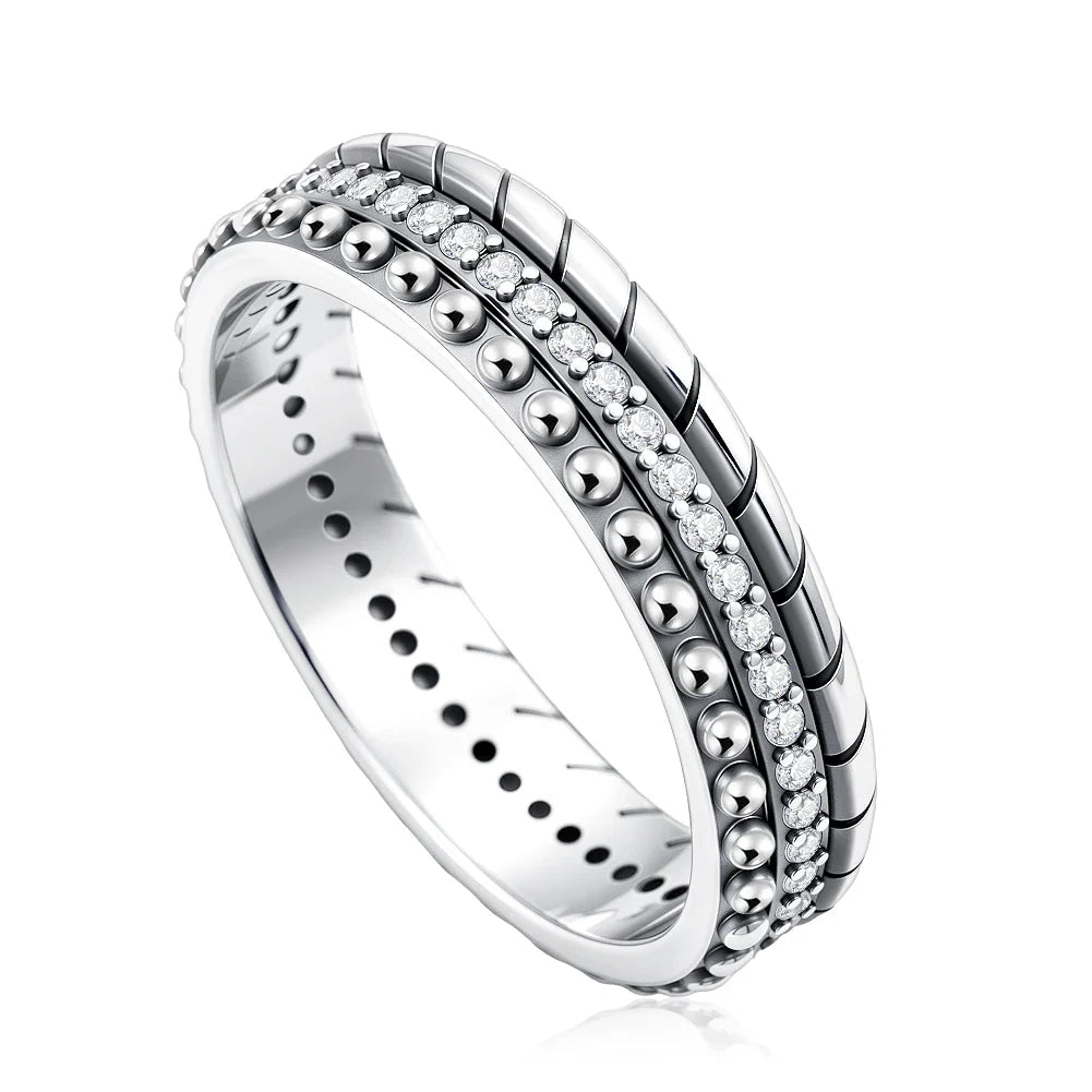 2026 Hot Selling 925 Silver Cute Puppy Flower Elephant Clover Ring Suitable for Wedding Rings, Jewelry Gifts
