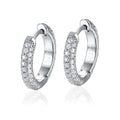 NeeTim Full Moissanite Diamond Earrings 925 Sterling Silver with Gold Plated Wedding Engagement Party Fine Jewelry for Women