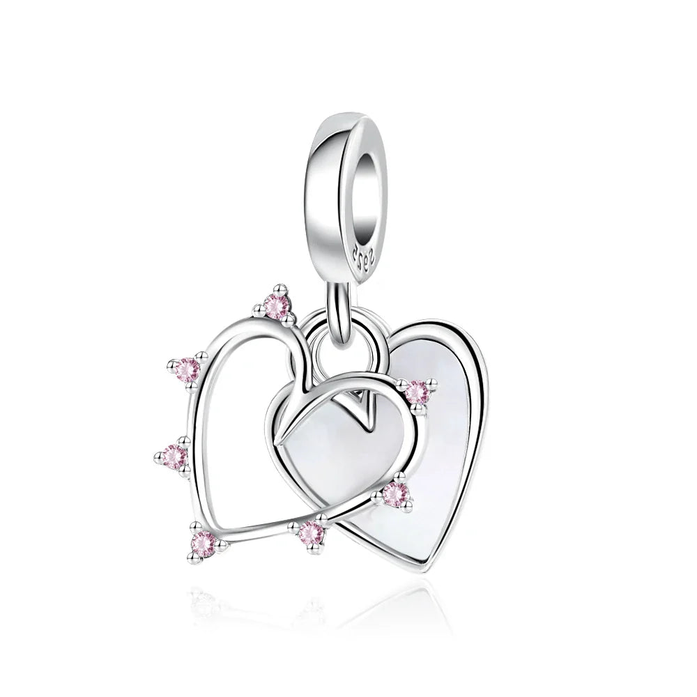 Hot Selling Christmas Santa 925 Silver Charm Bead Fit European Bracelet Bangles Women Necklace Jewelry