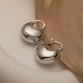 NEWBUY Hot Sale Silver/Gold Color Geometric Shape Hoop Earrings For Women