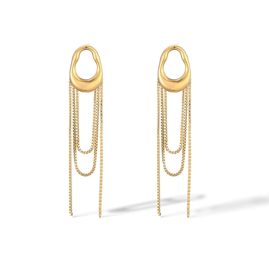 NEWBUY New Arrival INS Tassels Drop Earrings For Women Girls,High Quality Daily Jewelry Perfect For Everyday Wear