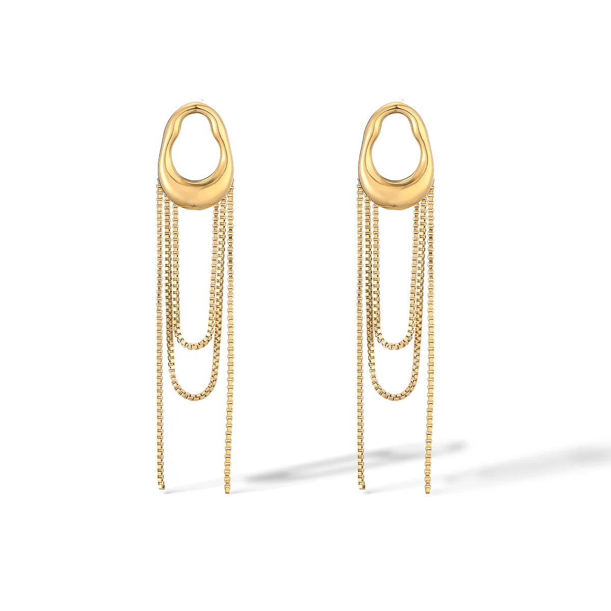 NEWBUY New Arrival INS Tassels Drop Earrings For Women Girls,High Quality Daily Jewelry Perfect For Everyday Wear