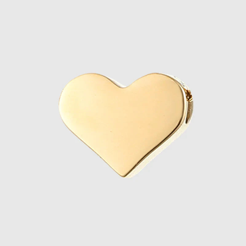 Tiny Heart Dainty Initial Charm Gold Color Silver Color Letter Name Pendant For Women Wholesale Alphabet A-Z Jewelry Gift