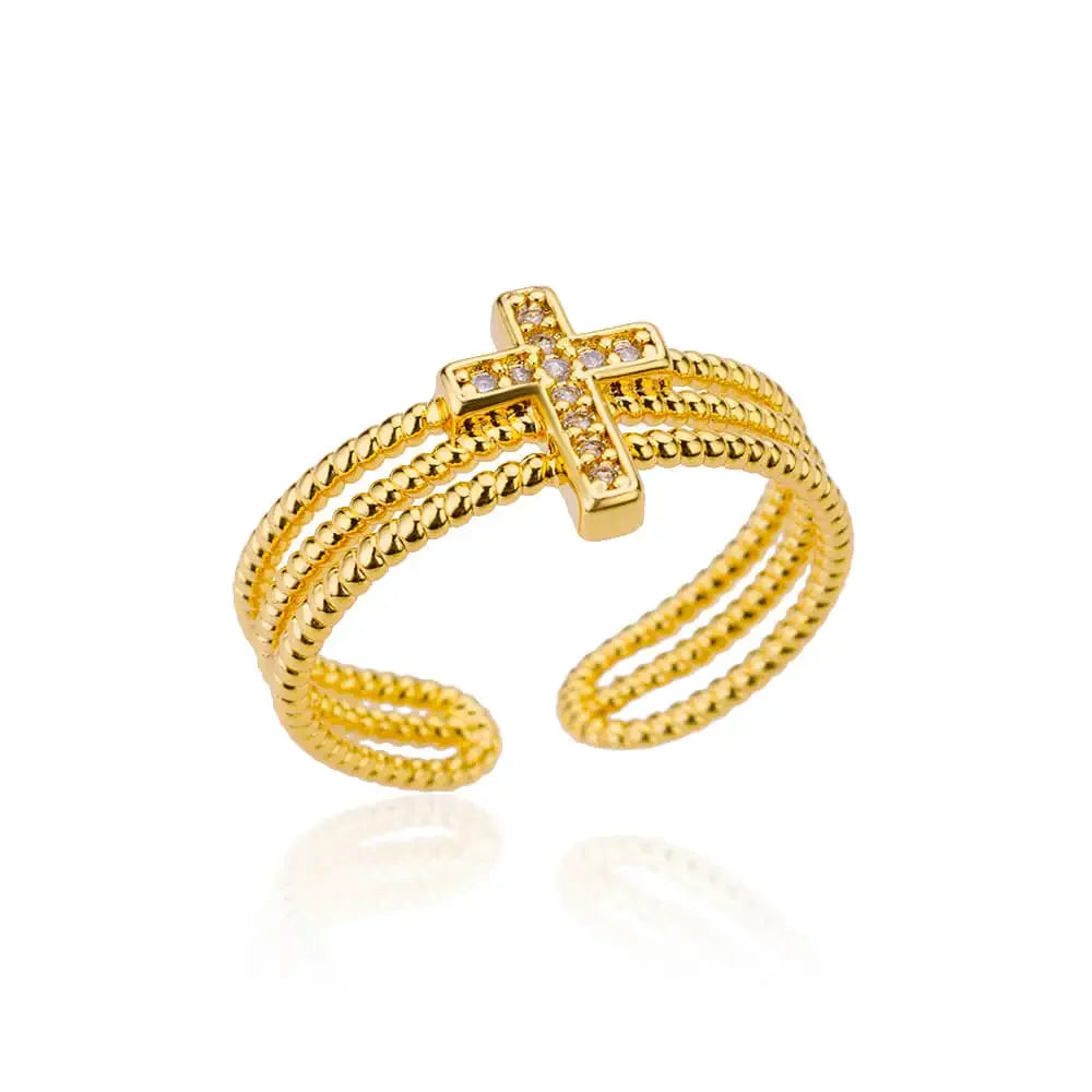 Elegant Stainless Steel Big Bloom Flower Rings For Women Gold Color Sun Starfish Open Ring Finger Jewelry Wedding Her Gift Punk