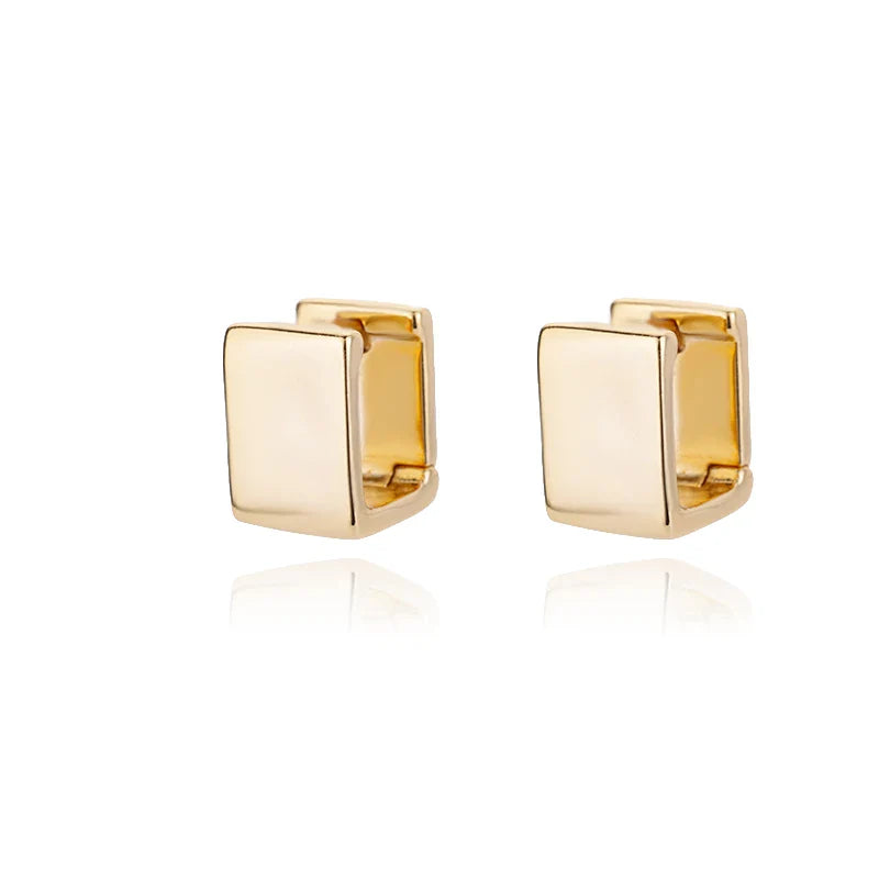 Trendy C-Shape Earrings For Women Stainless Steel Geometric Piercing Stud Earring 2024 New Fashion Party Jewelry Accessories