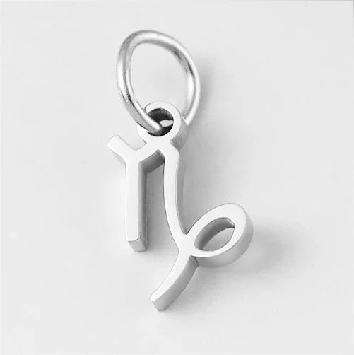 SUNIBI Stainless Steel Star Zodiac Sign 12 Constellation Pendant Accessories for Necklace Women Man Jewelry Gifts Wholesale