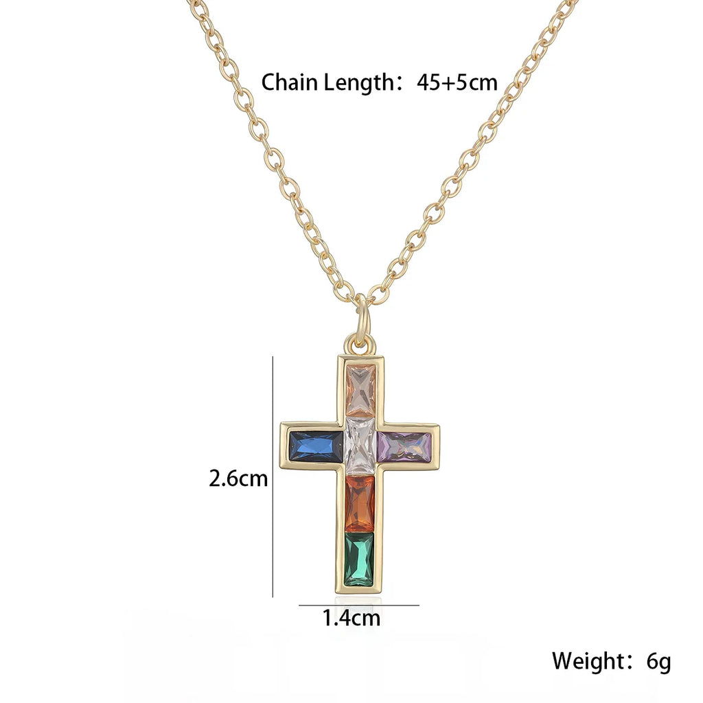 NEWBUY Unique Design Eagle Heart Cross Pendant Gold Color 316L Stainless Steel Chain Necklace CZ Party Jewelry Femme Bijoux