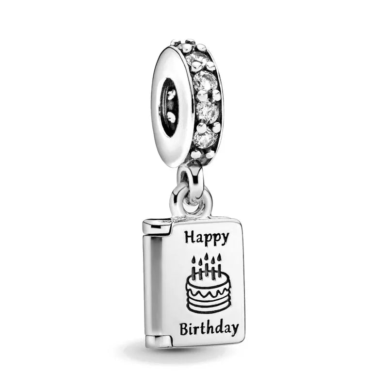 2026 New S925 Silver Robot Cross Digital Pendant, Suitable for Original Bracelets, DIY Accessories, Women's Charm Jewelry Gifts