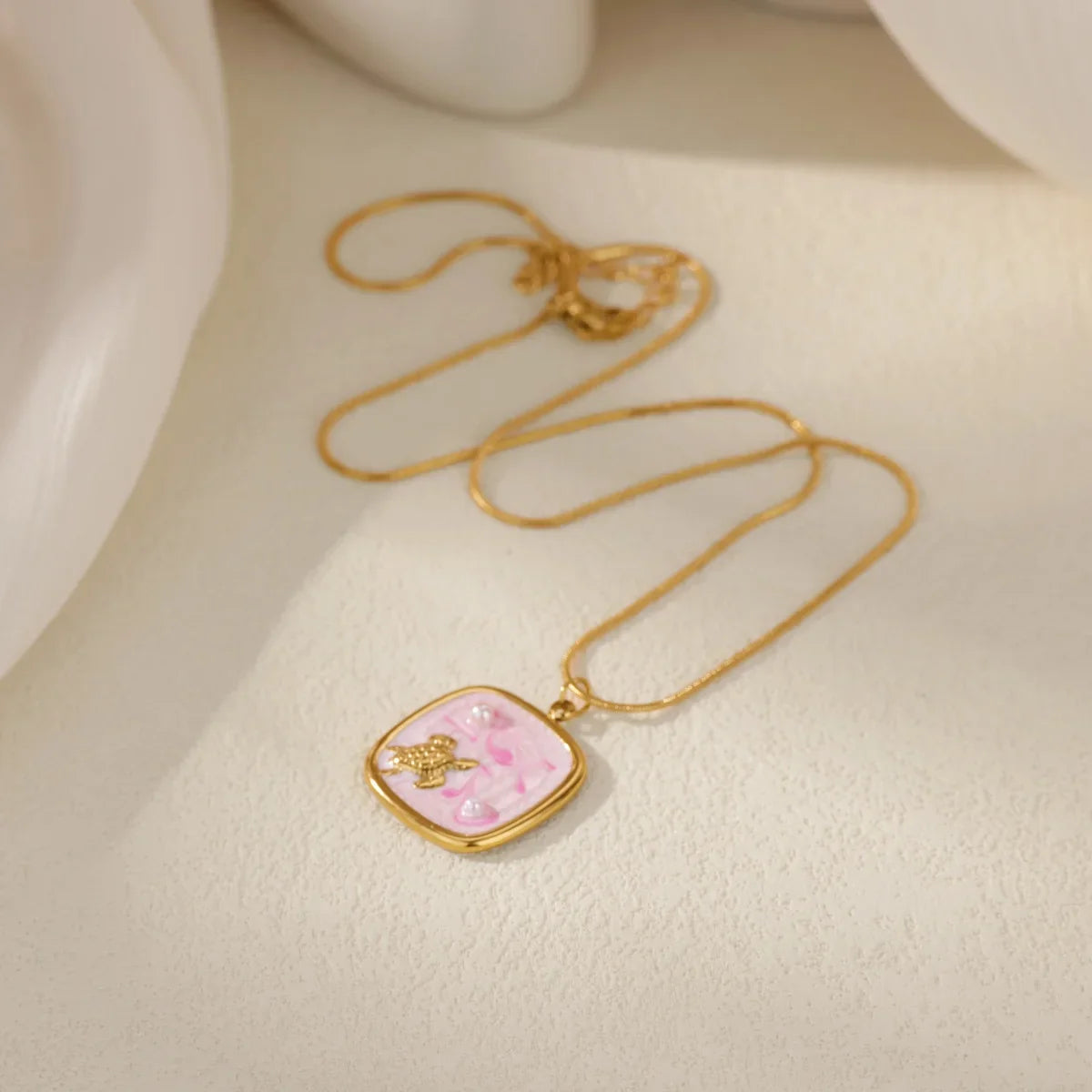Starfish Shell Conch Pendant Necklaces For Women Gold Color Stainless Steel Chain Choker Trendy Summer Beach Party Jewelry Gift
