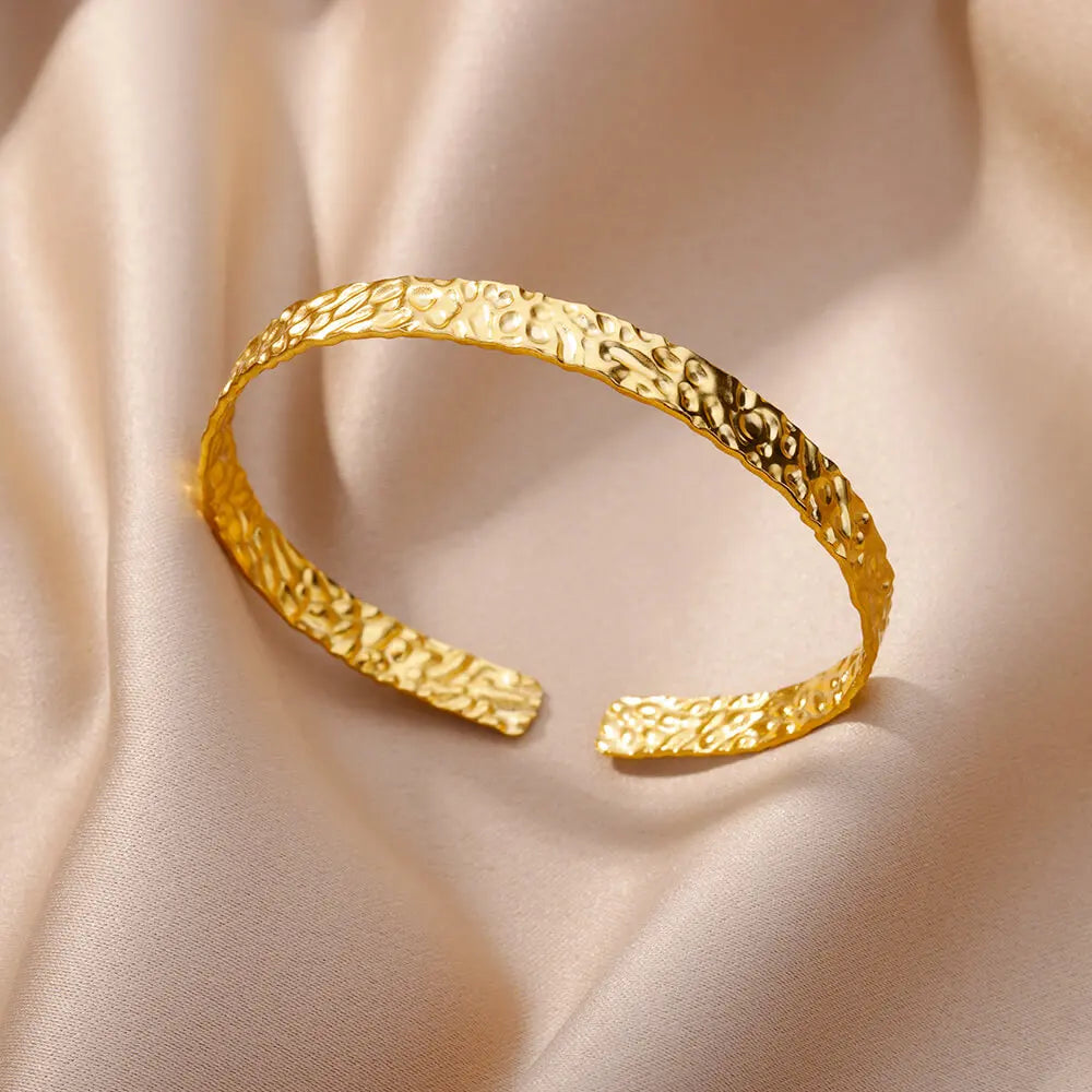 Jesus Bangles Bracelet for Women Stainless Steel Gold Color Luxury Bracelets New Trend Wedding Jewelry pulseras mujer bijoux