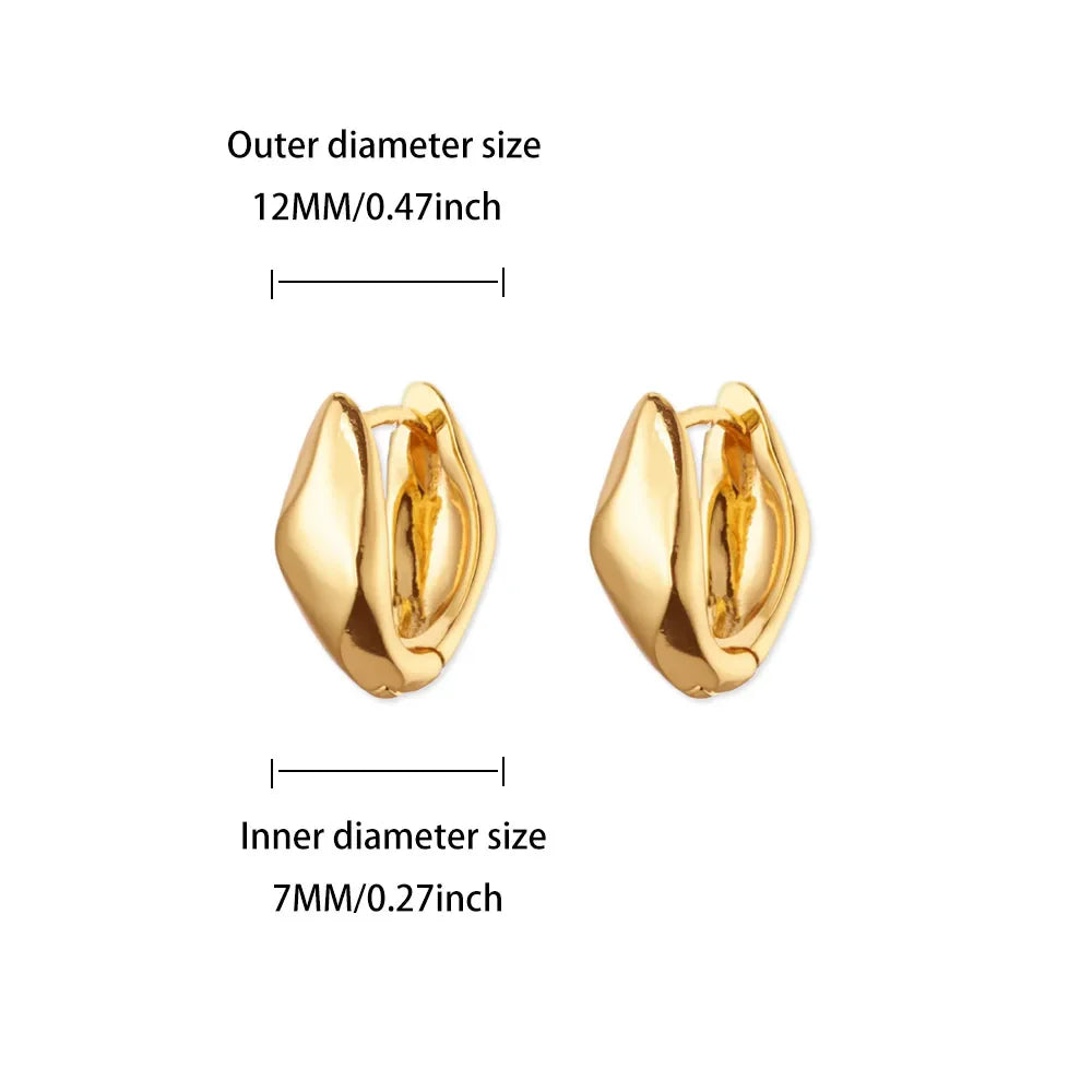 Geometric Hook Earrings For Women Stainless Steel Gold Color Jellyfish Dangle Drop Earrings 2025 Trend Piercing Wedding Jewelry