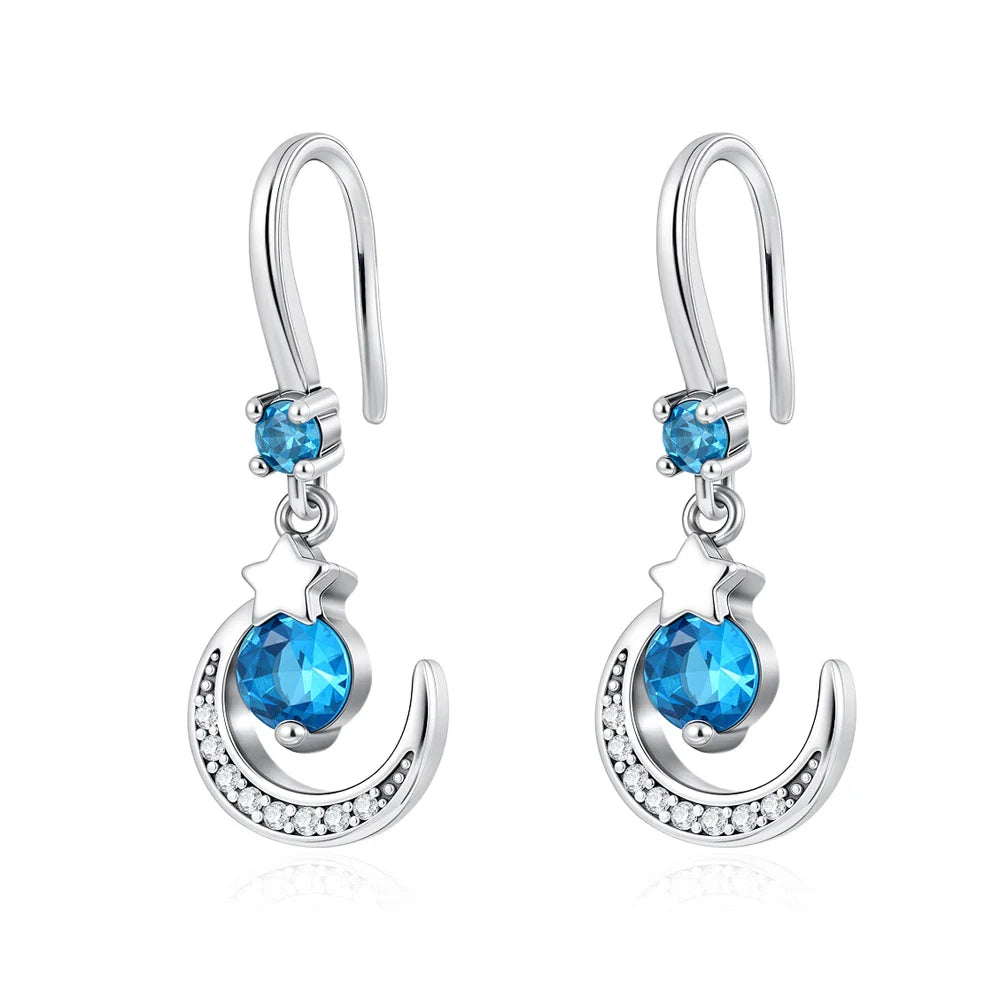 2026 New 925 Silver Elephant Cherry Blossom Butterfly Heart Earrings, a delicate choice for women's fashion jewelry
