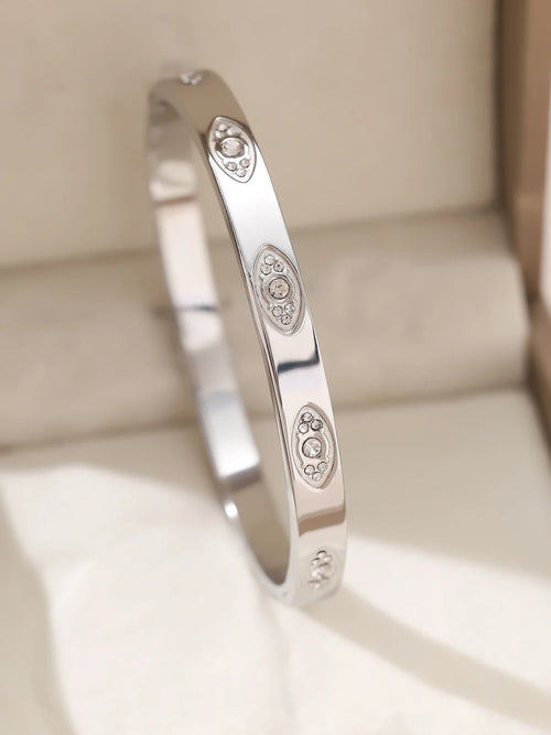 1pieces/set women's wedding jewelry party holiday Valentine's Day gift stainless steel bracelet plated with 18K gold bracelet