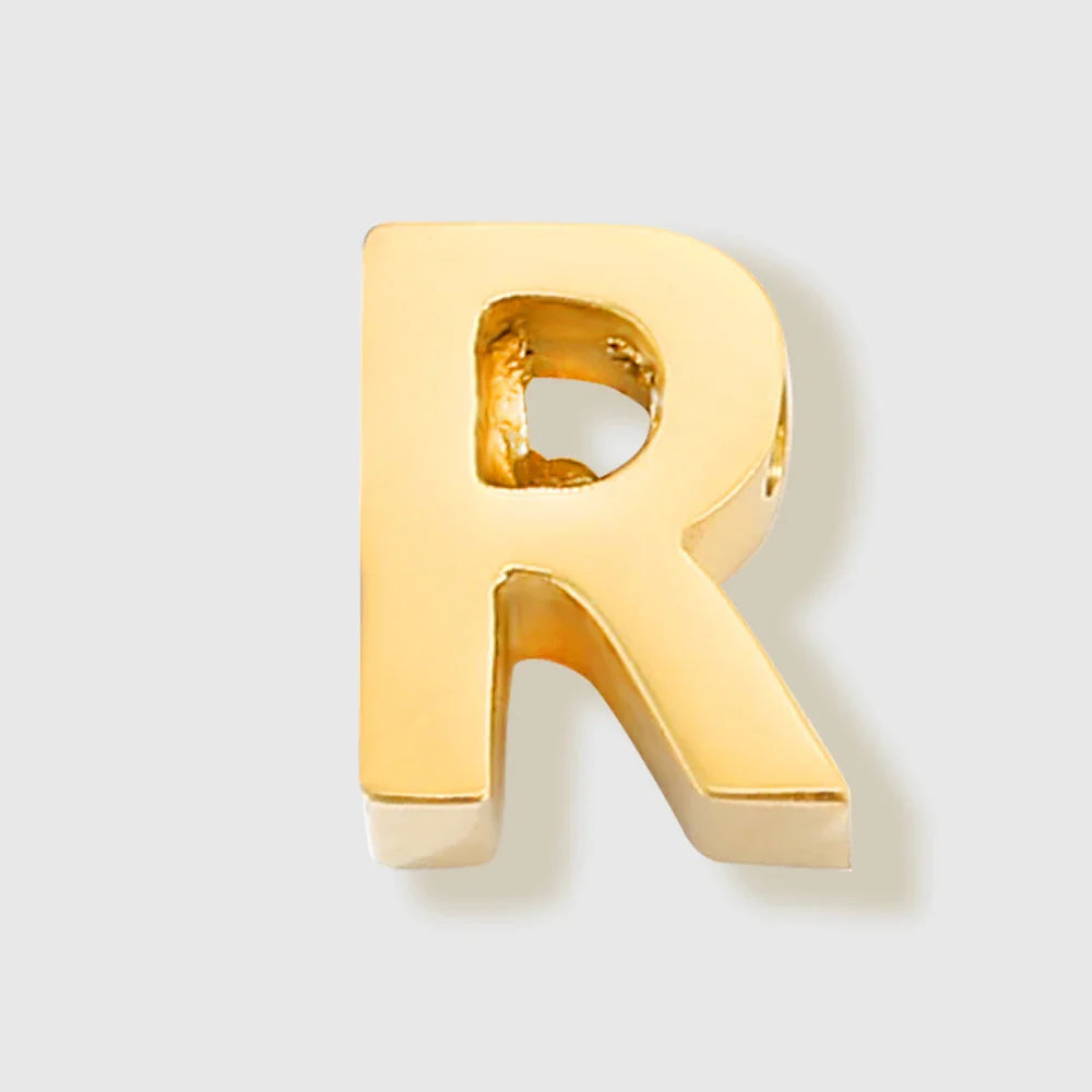 Tiny Heart Dainty Initial Charm Gold Color Silver Color Letter Name Pendant For Women Wholesale Alphabet A-Z Jewelry Gift