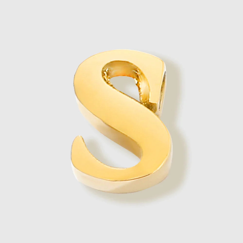 Tiny Heart Dainty Initial Charm Gold Color Silver Color Letter Name Pendant For Women Wholesale Alphabet A-Z Jewelry Gift
