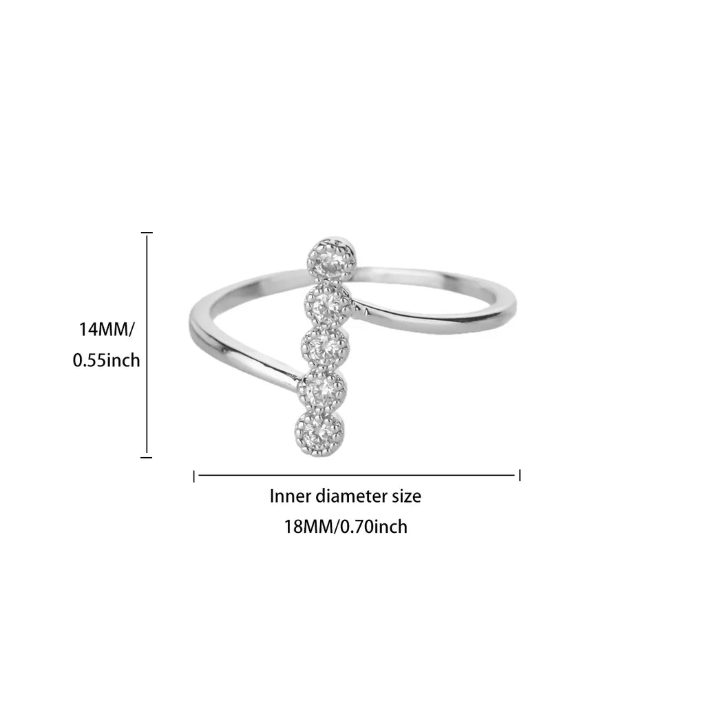 Luxury Opal Zircon Sun Rings For Women Girls Stainless Steel Gold Color Open Ring 2025 New Fashion Wedding Couple Jewelry Gift