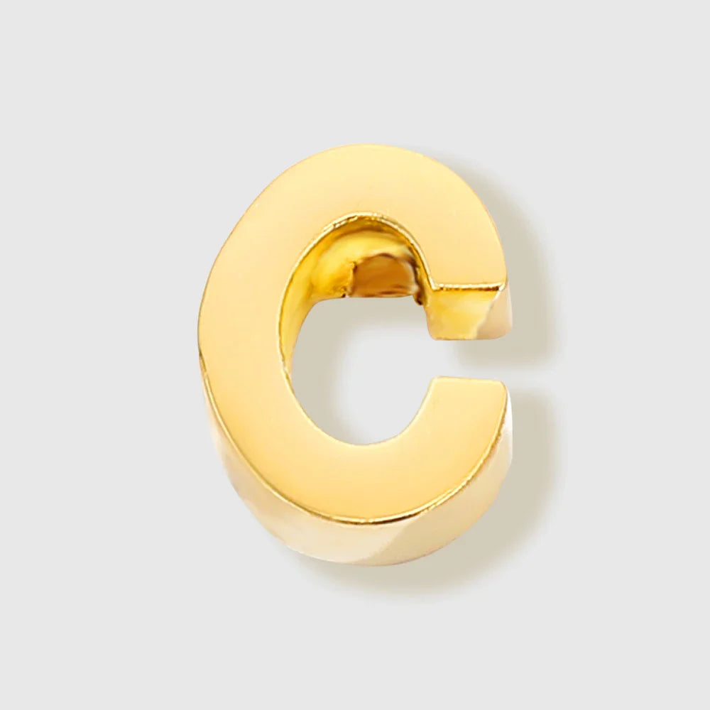 Tiny Heart Dainty Initial Charm Gold Color Silver Color Letter Name Pendant For Women Wholesale Alphabet A-Z Jewelry Gift