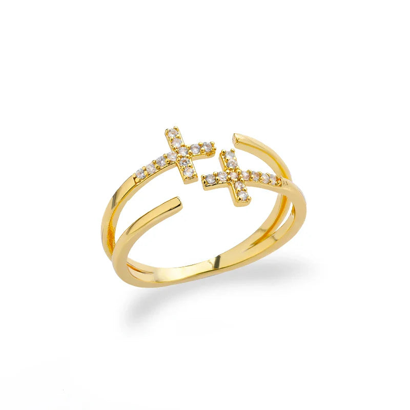 Cute Cat Claw Open Rings For Women Stainless Steel Gold Color Temperament Animal Finger Ring 2025 New Fashion Couple Jewelry