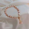 Elegant Pearl Bracelet Baroque Simulated Pearl Women Bracelet Bangles Ladies Fashion Charm Jewelry For Birthday Party Gifts